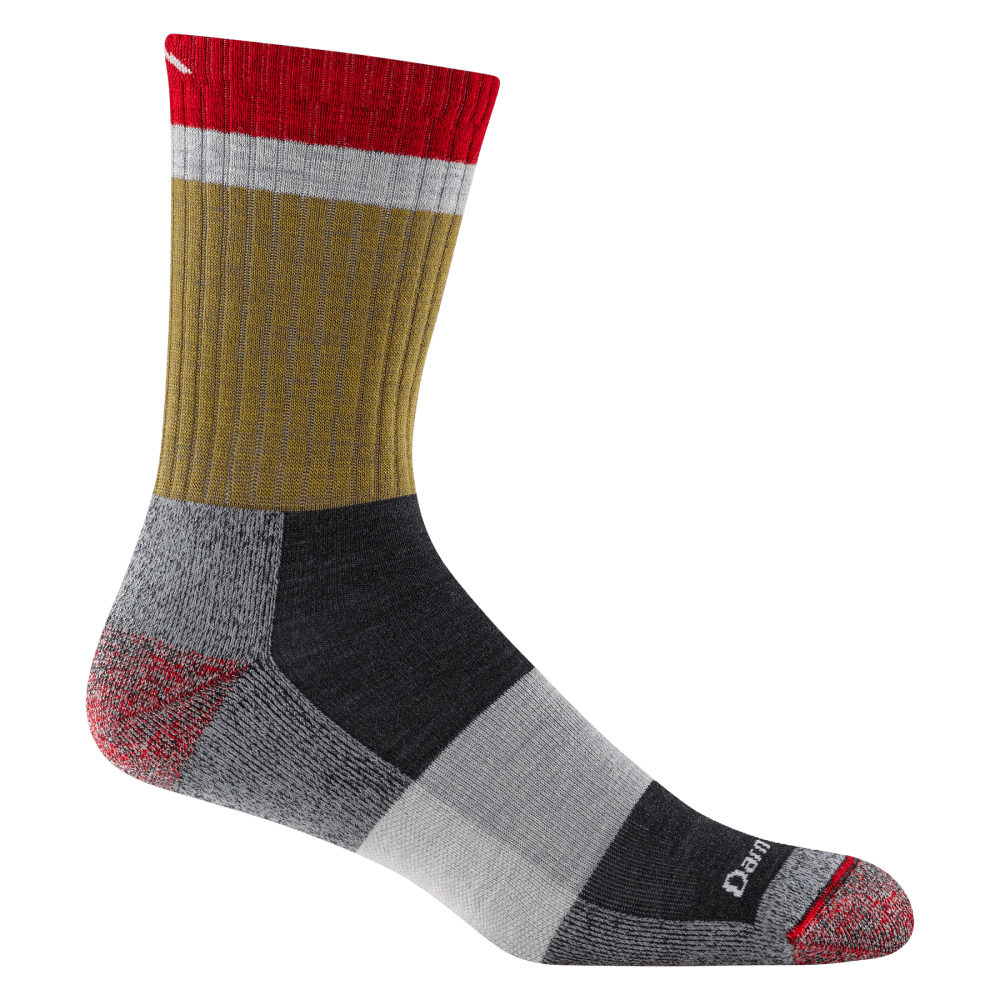 Darn Tough Heady Stripe Micro Crew Lightweight with Cushion Ash Velikost: (38-41) M 642249135817