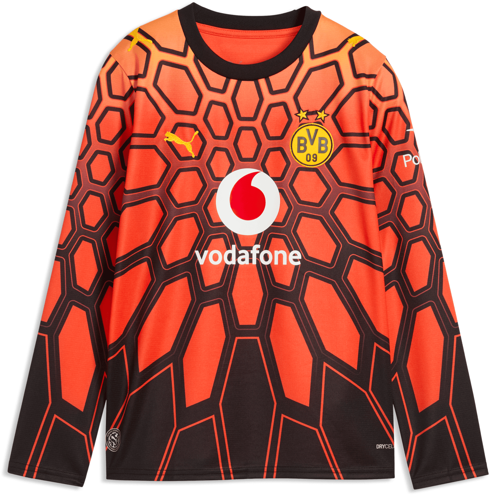 Dres s dlouhým rukávem Puma Borussia Dortmund Replica Goalkeeper Long Sleeve 2026/27 Kids