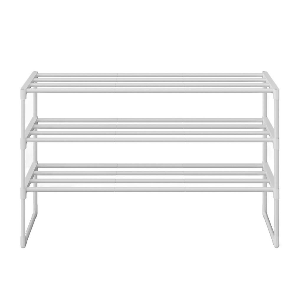 Boxxx REGÁL NA BOTY, bílá, 92/55/30 cm
