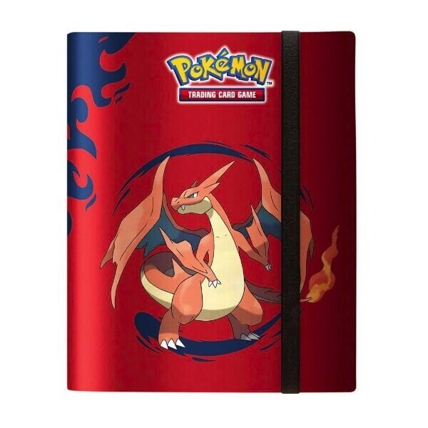 Pokémon A4 album na 360 karet s páskem - Mega Charizard X a Mega Charizard Y