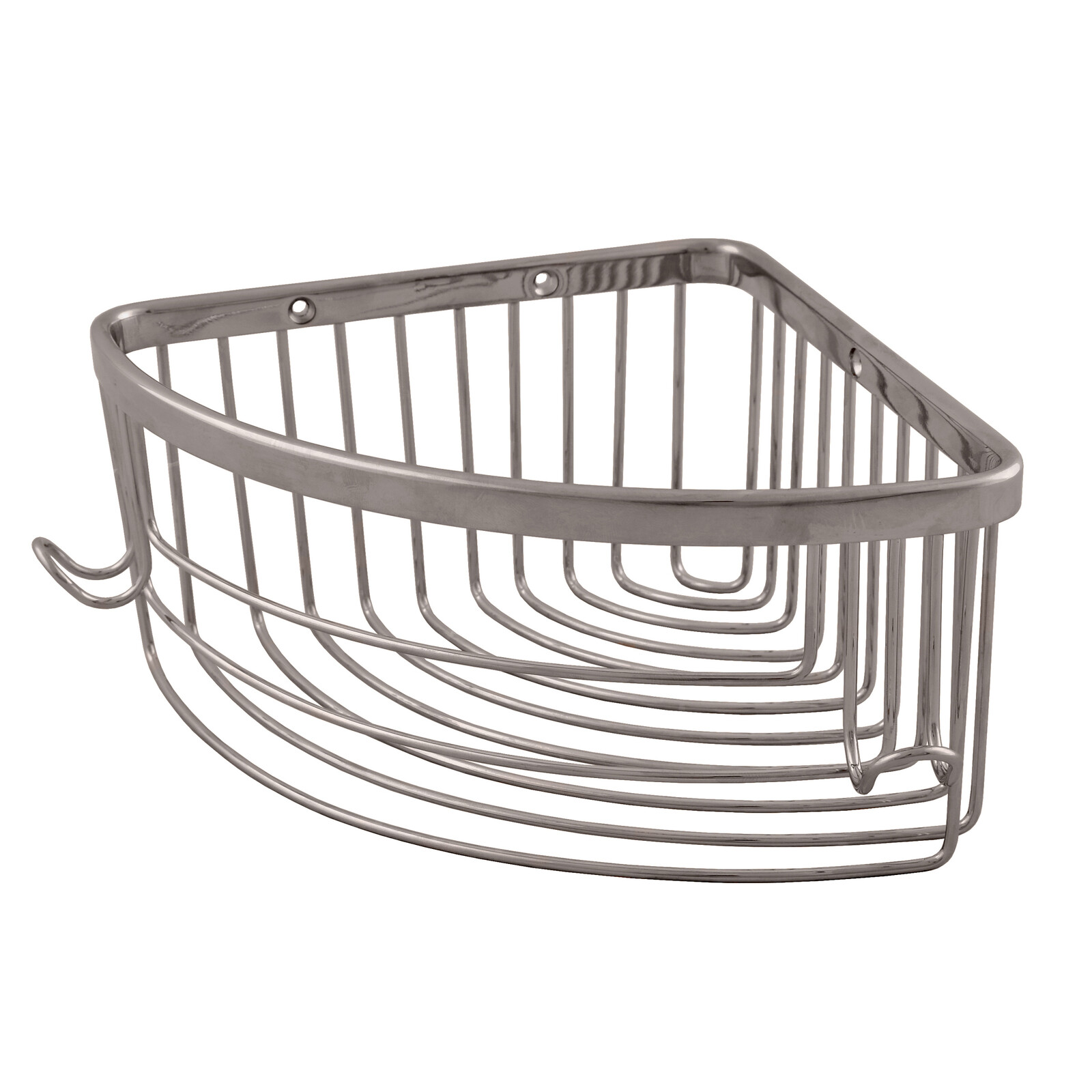 COLORADO - Koupelnový doplněk Polička drátěná rohová, Metal Grey - lesklá COA0801MGL, RAV Slezák