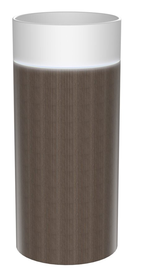Sapho OASIS keramické umyvadlo volně stojící ø 40x89cm, bílá/dub pimento