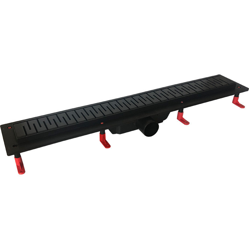 HOPA Odtokový žlab STANDARDline BLACK — Rozměr A - 100, Varianta roštu - Medium