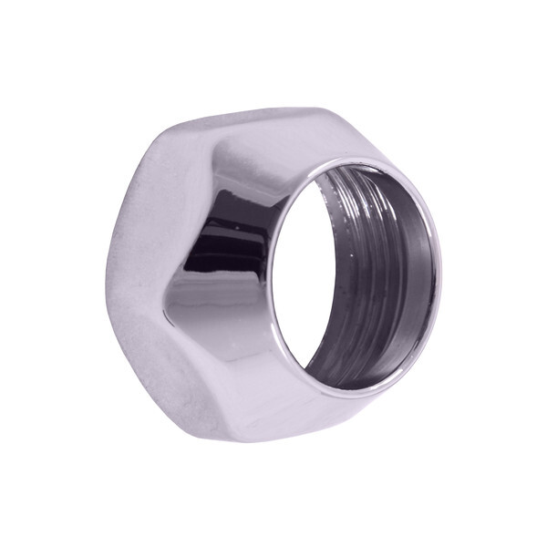 Matka na kulaté ramínko ø 18 mm, Chrom MD0003, RAV Slezák
