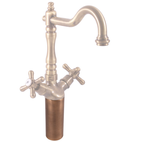 Podstavec k umyvadlové stojánkové baterii MK21SM, Stará mosaz (Bronz) MD0718-15SM, RAV Slezák