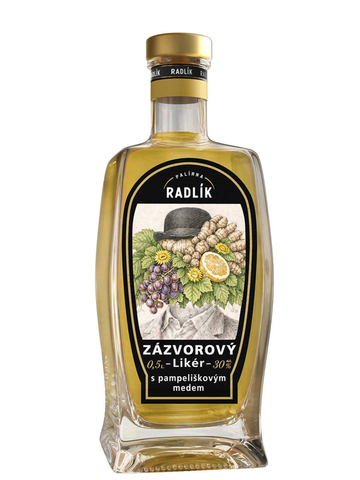 Palírna Radlík Radlík Zázvorový likér s pampeliškovým medem 30% 0,5l