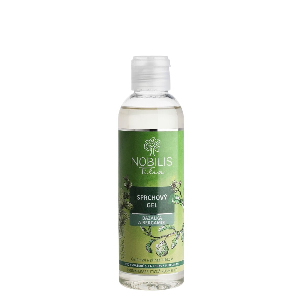 NOBILIS TILIA Sprchový gel Bazalka a bergamot 200 ml