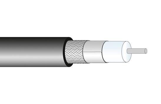 Huber+Suhner Spuma_400 Coax Cable Wire, 10.25Mm, 50 Ohm, 100M