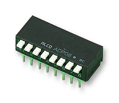 Te Connectivity - Alcoswitch Adp0804 Switch, Dil, Piano, 8Way