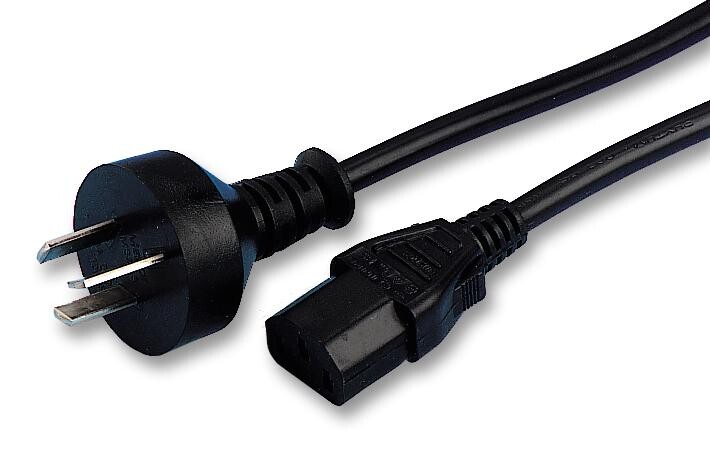 Volex X-428796A Power Cord, Aus-Iec C13, 2.5M, 10A