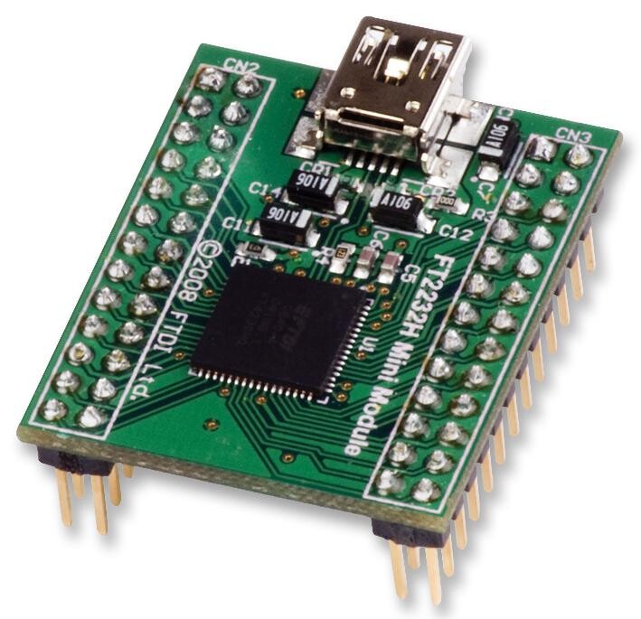 Ftdi (Future Technology Devices International, Ltd.) Ft2232H Mini Module Mini Module, Usb - Serial Comm Interface