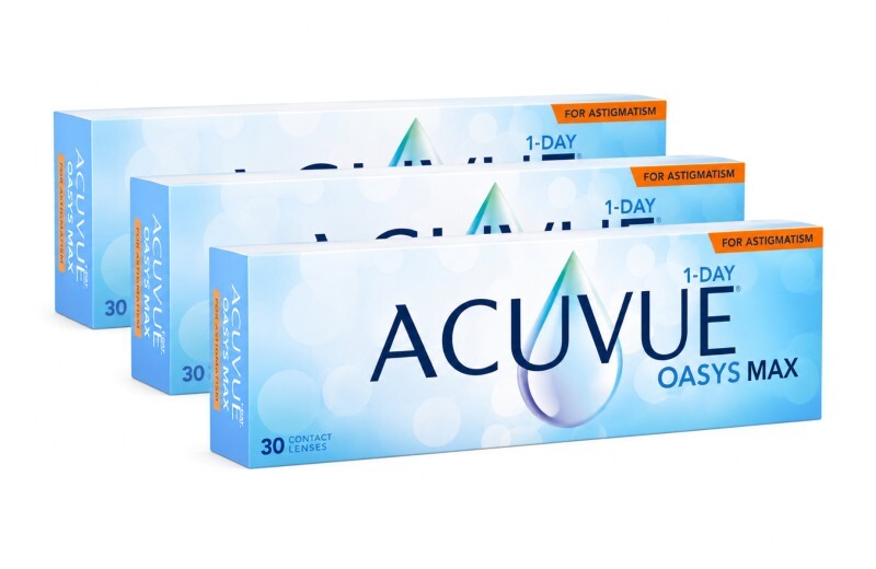Johnson & Johnson Acuvue Oasys Max 1-Day for Astigmatism (90 čoček)