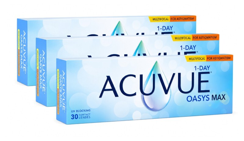 Johnson & Johnson Acuvue Oasys Max 1-Day Multifocal for Astigmatism (90 čoček)