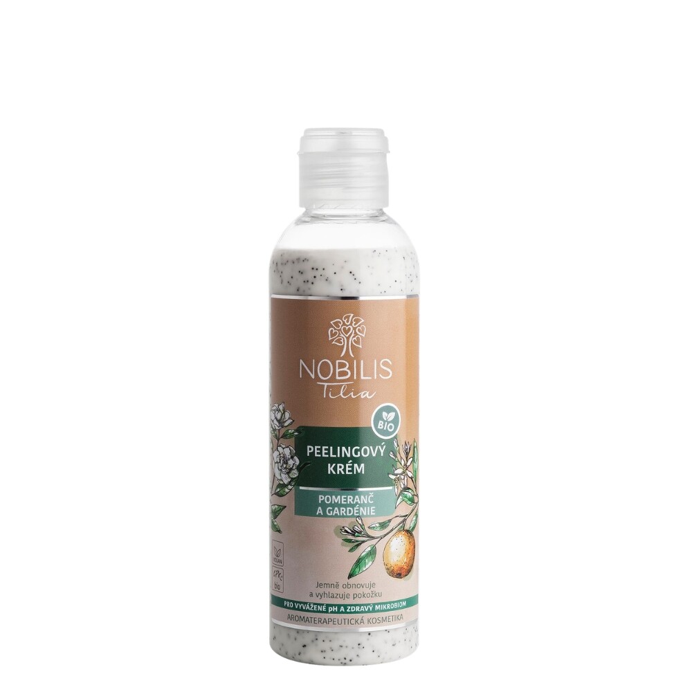 NOBILIS TILIA Peelingový krém Pomeranč a gardénie 200 ml