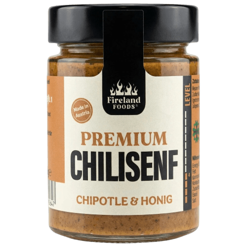 FIRELAND FOODS Chilli hořčice Chipotle & Honey 180 g