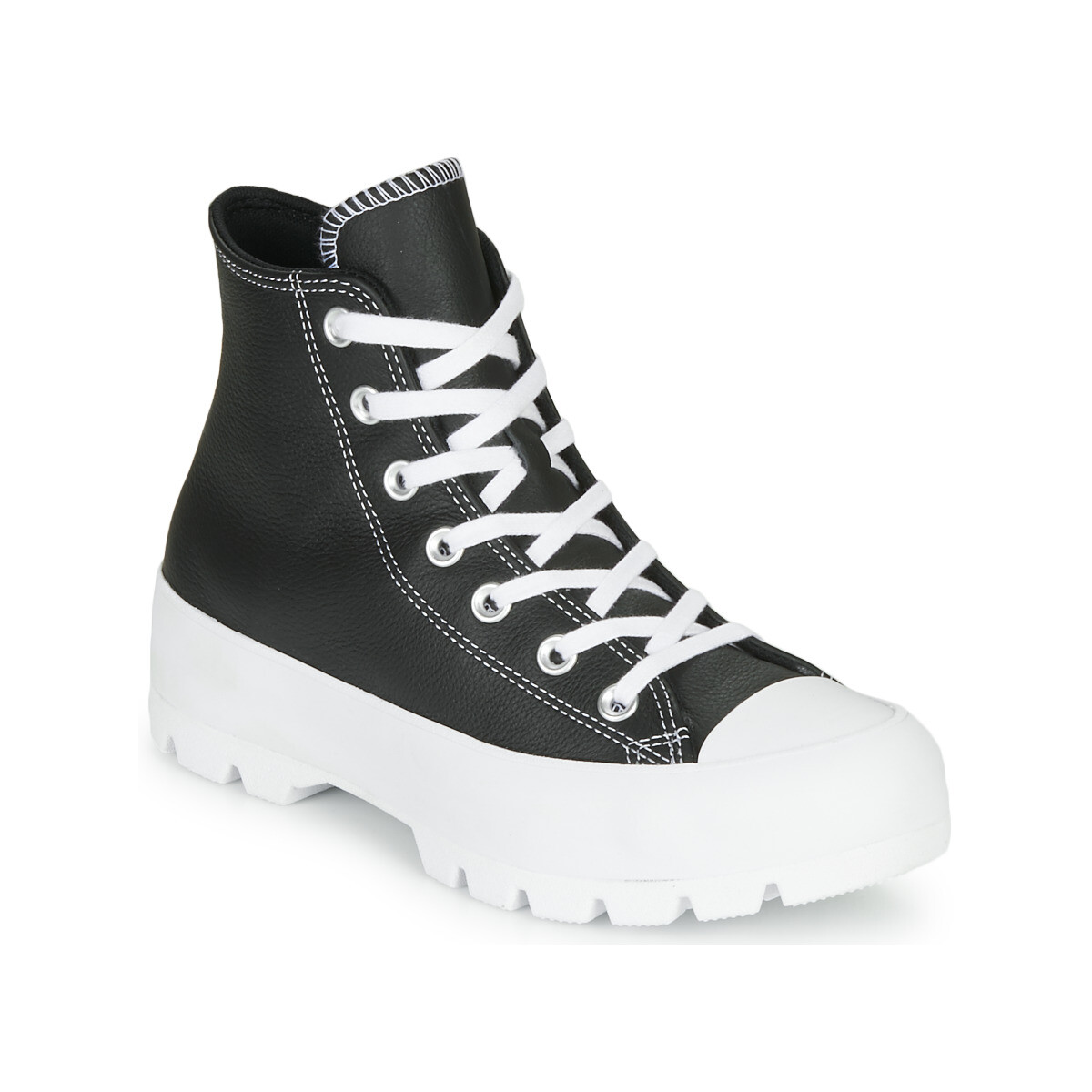 Converse  CHUCK TAYLOR ALL STAR LUGGED - FOUNDATIONAL LEATHER  Černá