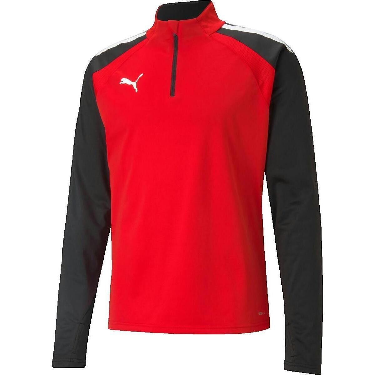 Puma  Veste de survêtement  teamLIGA 1 4 Zip Top  Červená