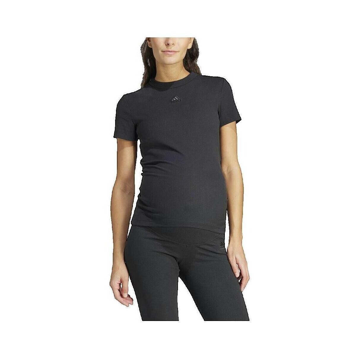 adidas  T-shirt  Ajusté de Maternité  Černá