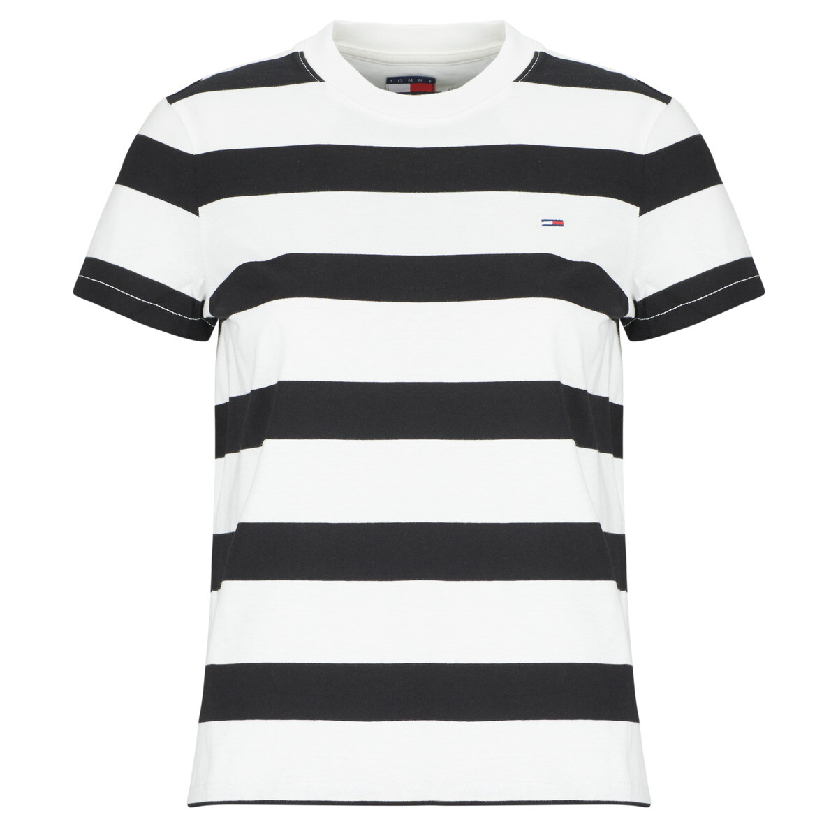 Tommy Jeans  TJW REG S FLAG JERSEY SS TEE  Bílá