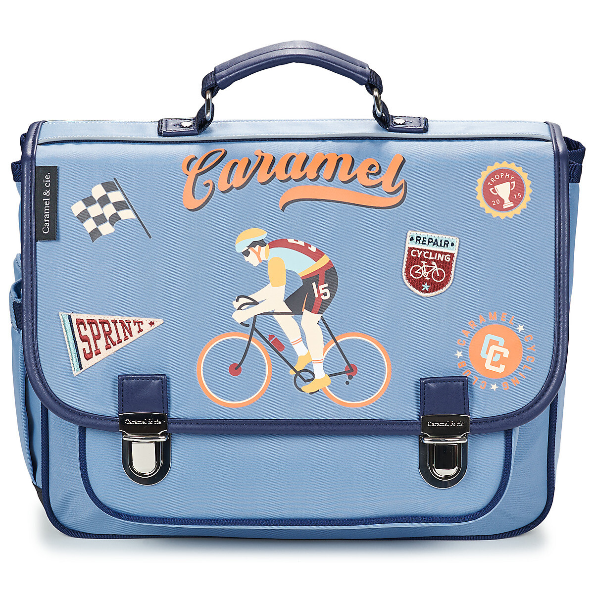 CARAMEL & CIE  CARTABLE 38 CM SPRINT CLUB  Modrá