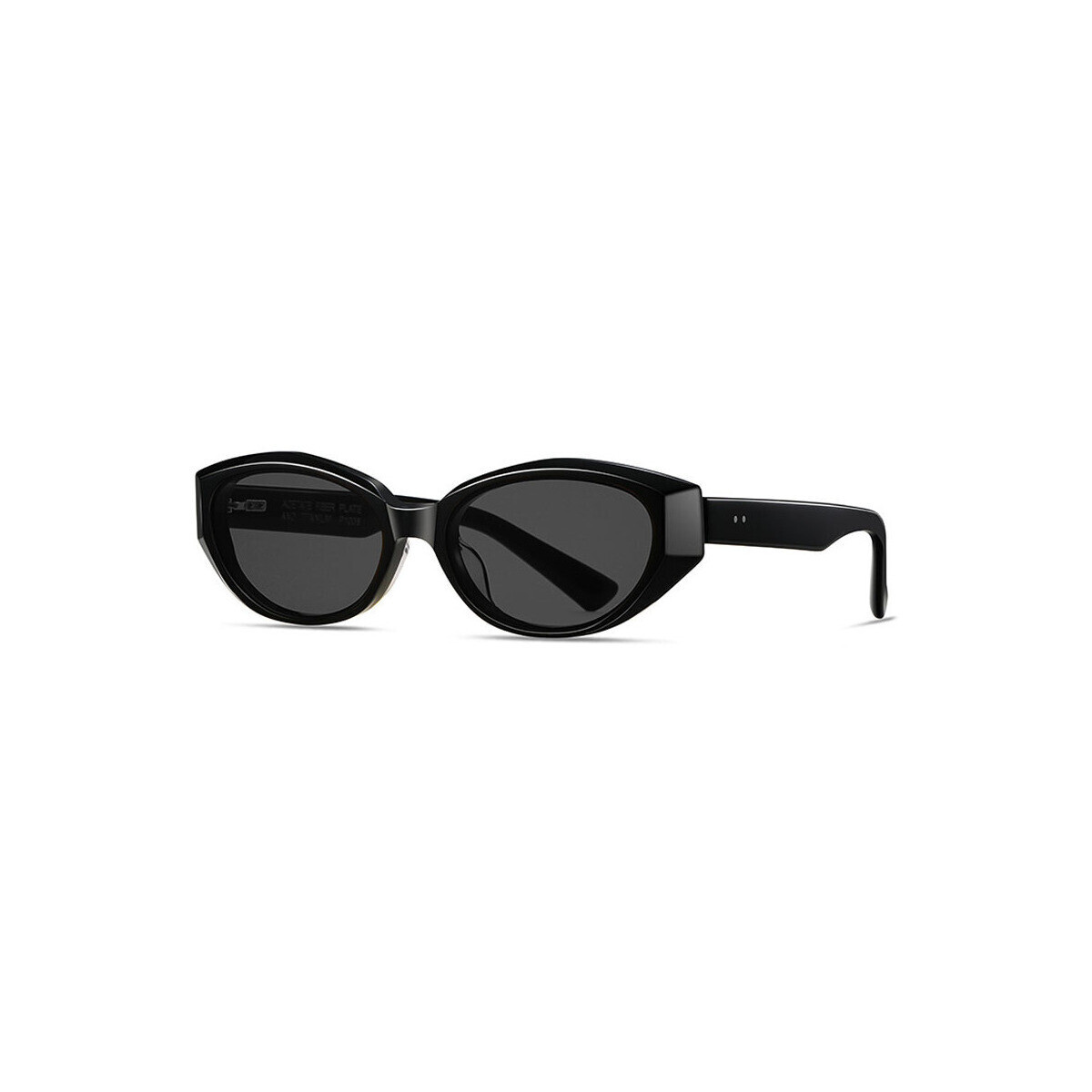 Veyrey  dámské cat-eye acetátové sluneční brýle Sublepp černá  Černá
