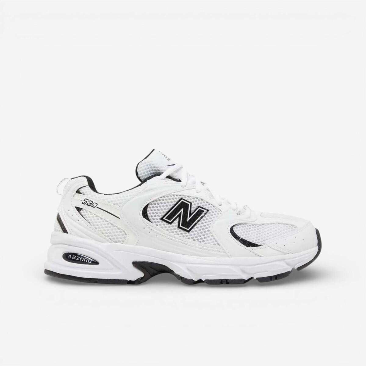 New Balance  530 White Black Details  Černá
