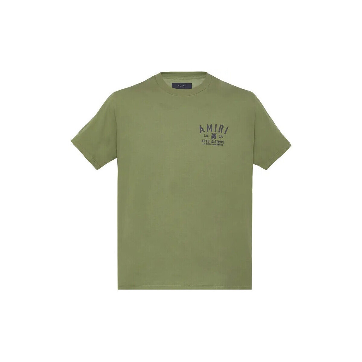 Amiri  STENCIL TEE MILITARY GREEN  Zelená