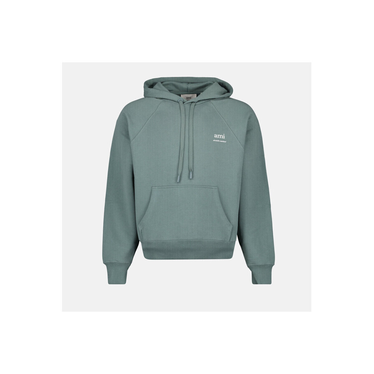 Ami Paris  HOODIE  USW224 747 4013 GREEN  Šedá