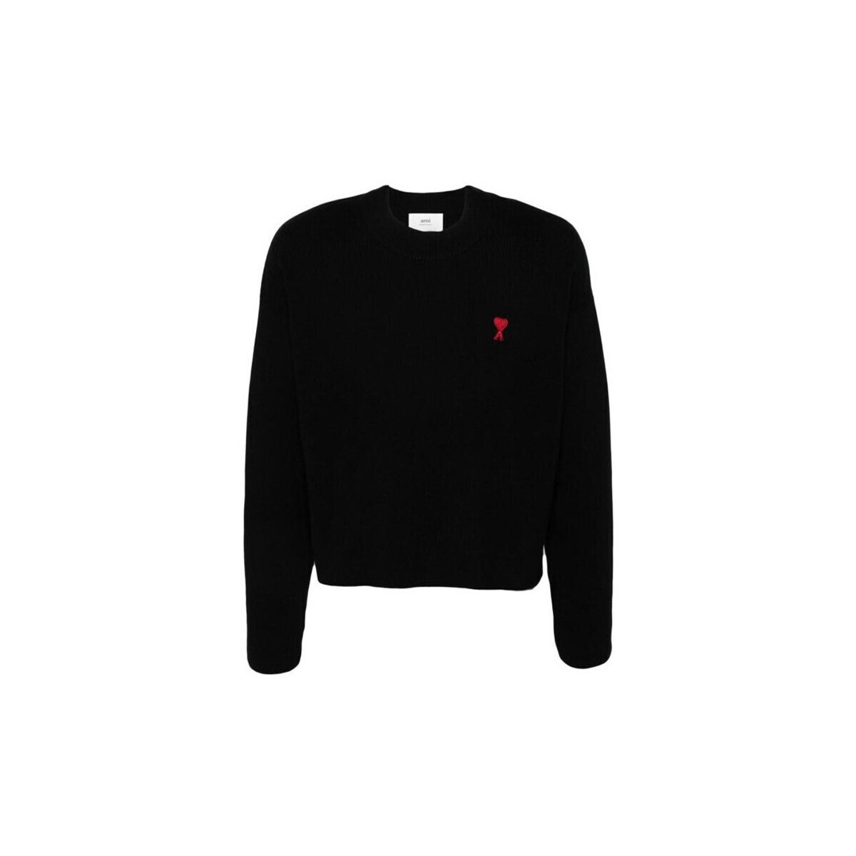 Ami Paris  SWEATSHIRT  UKS046 KN0042 001 BLACK  Černá
