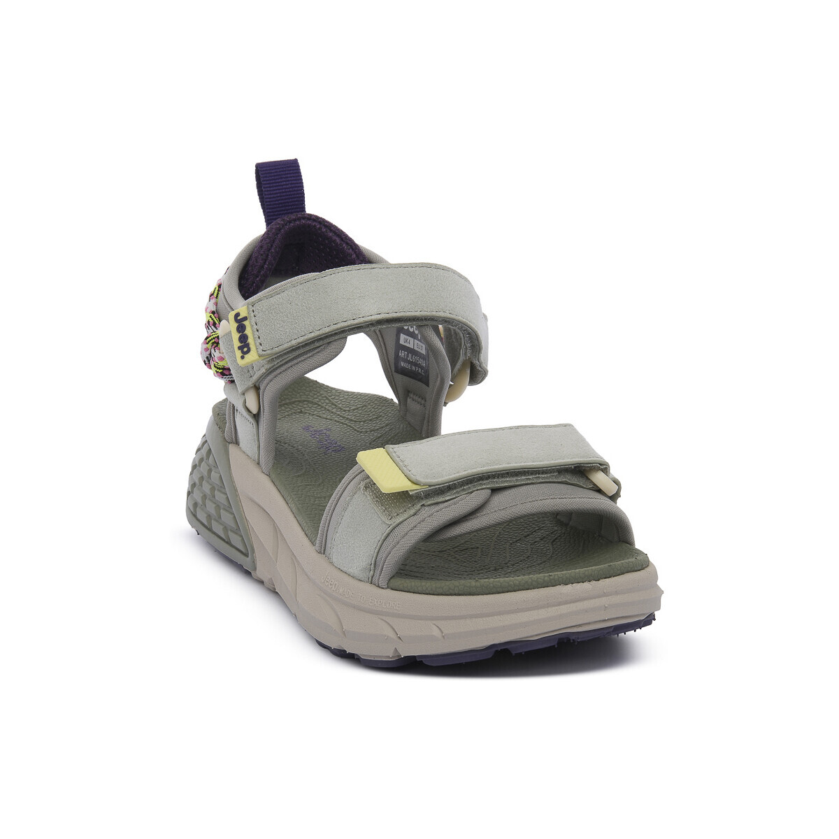 Jeep  105 GROOVE SANDAL  Zelená