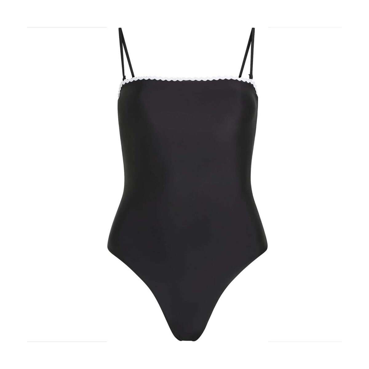 Karl Lagerfeld  Scallop Rio Swim  Černá