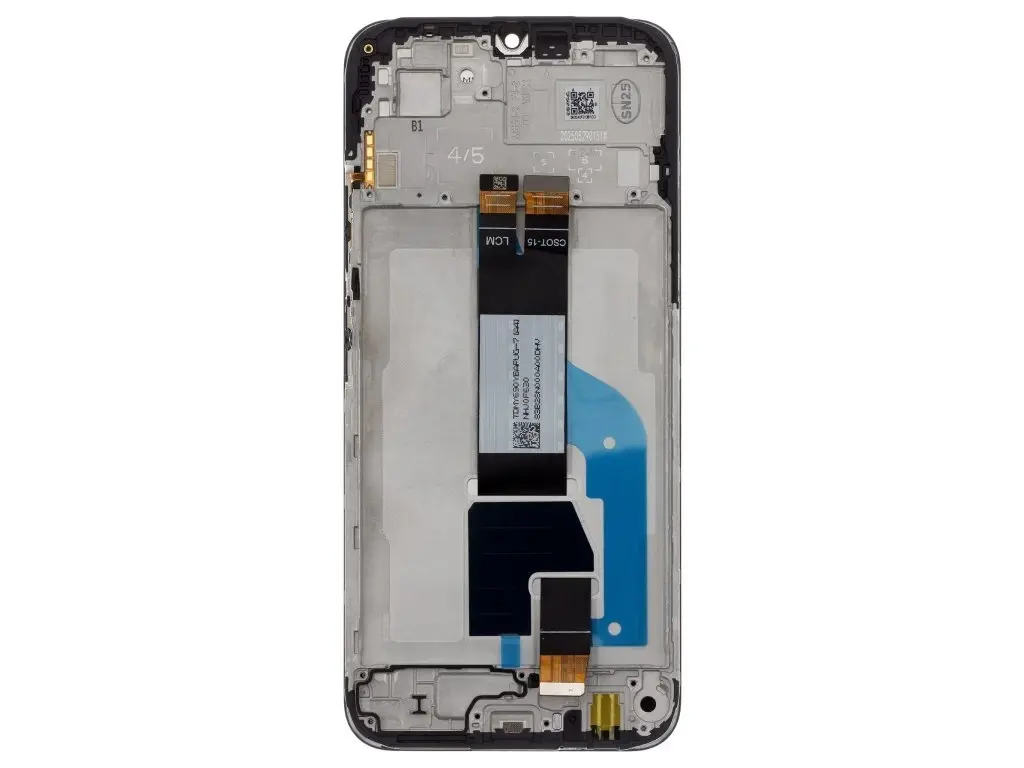 LCD display + dotyková deska + přední kryt pro Xiaomi Redmi 15C 4G/Poco C85 4G (EU Version), black (Service Pack)