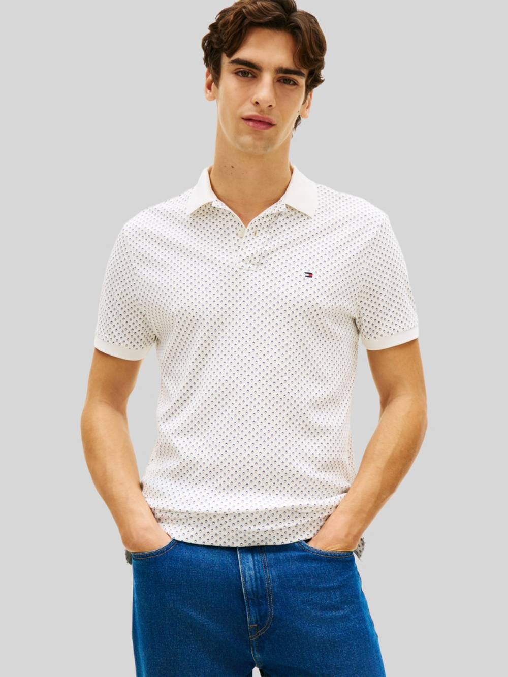 Tommy Hilfiger pánské polo tričko MW0MW427760K4 S