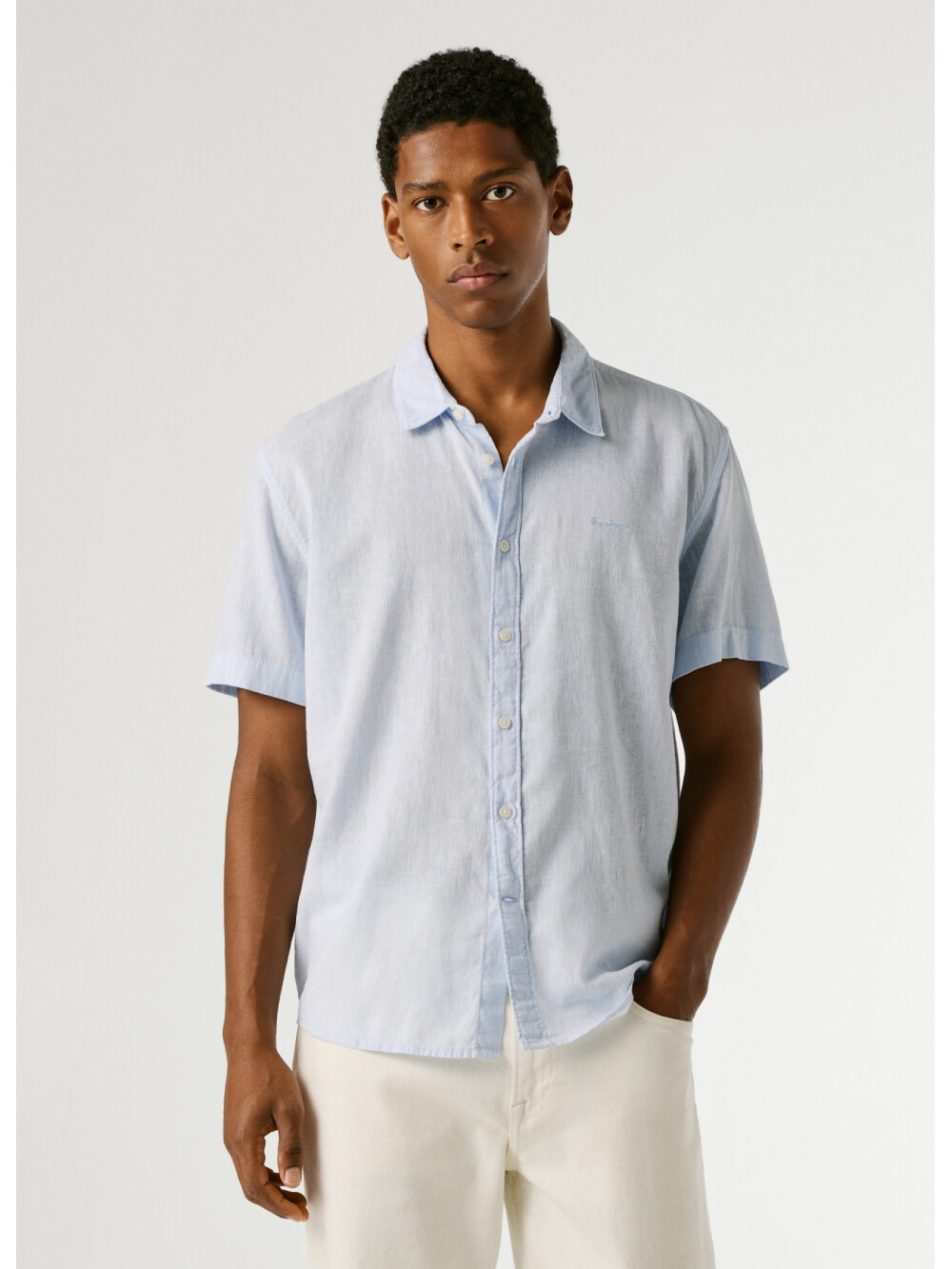 Pepe Jeans pánská modrá košile PM3091193-504 L