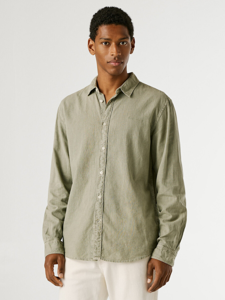 Pepe Jeans pánská khaki košile  PM3091192-701 L