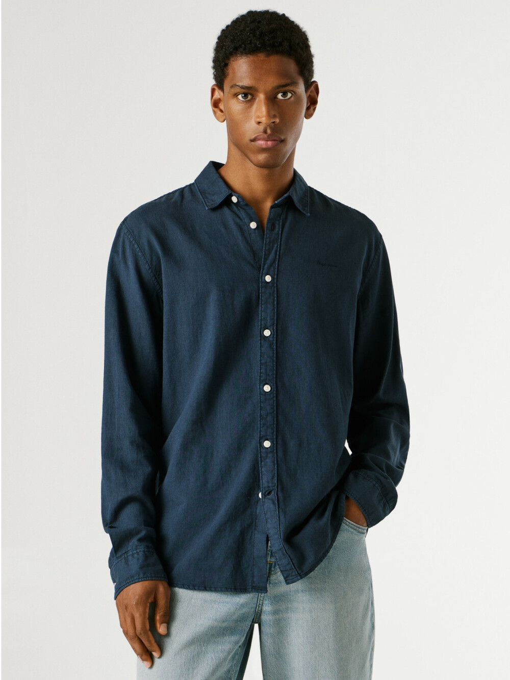 Pepe Jeans pánská modrá košile PM3091192-594 M