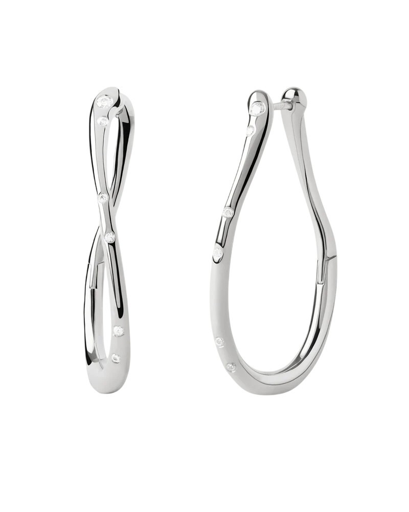 PDPAOLA Moderní náušnice se zirkony ARB2-F50-U