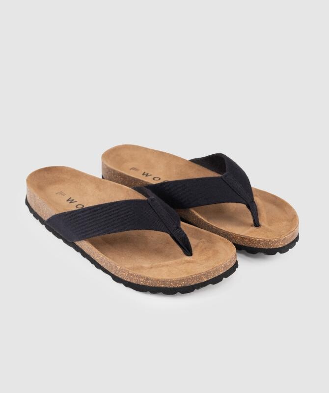 Woox Menfi Black pánské žabky