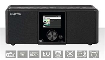 Telestar DIRA S21i+ EWF Multifunkční stereo rádio DAB+ / FM / Internet / Bluetooth černá