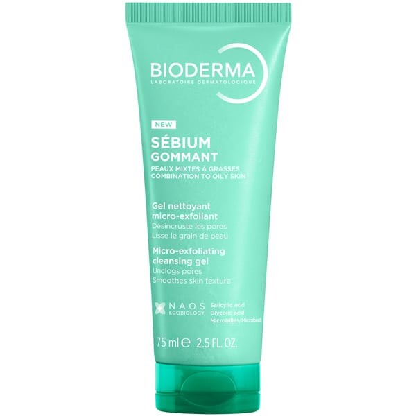 Bioderma Pleťový peeling Sébium Micro-Exfoliating Cleansing Gel 75 ml