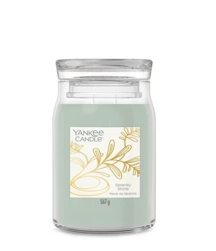 Yankee Candle Aromatická svíčka Signature sklo velké Serenity Stone 567 g
