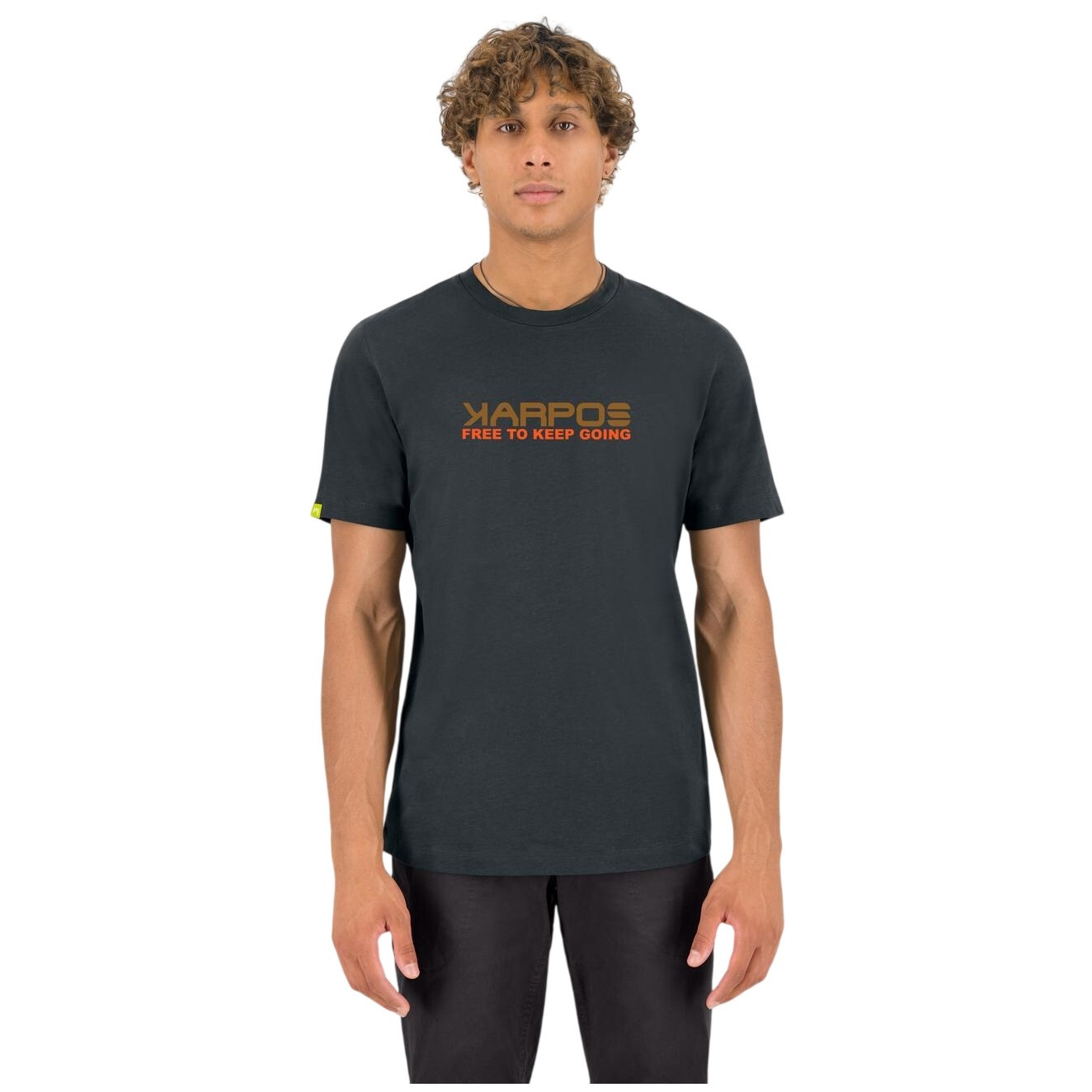 Pánské triko Karpos Loma Cot. T-Shirt Velikost: L / Barva: tmavě šedá