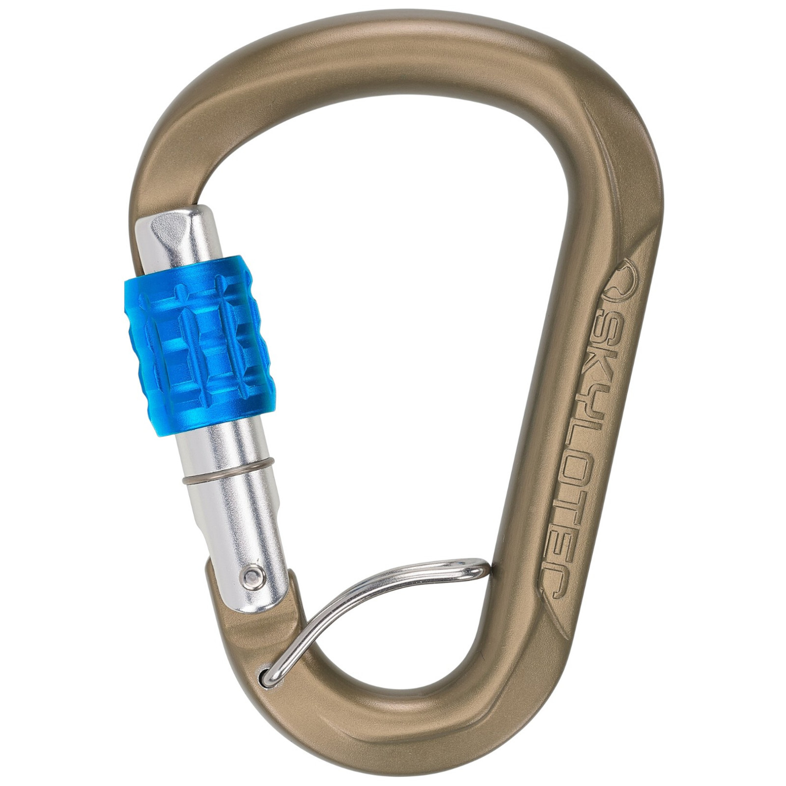 Karabina Skylotec Tondo SGL HC (screw gate with spring bar) Barva: modrá