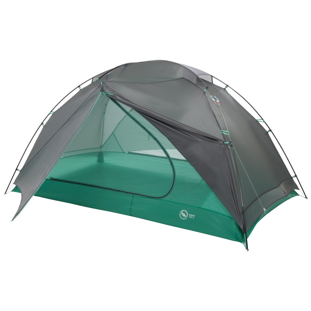 Ultralehký stan pro 2 osoby Big Agnes Sarvis VST 2 Barva: zelená/šedá
