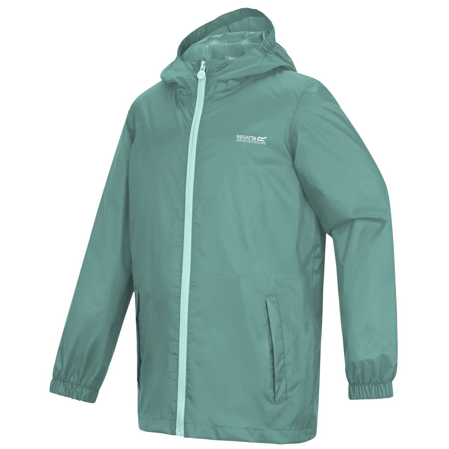 Dětská bunda Regatta Kids’ Pack-It Jacket III Ivy Moss Dětská velikost: 98-104 / Barva: zelená
