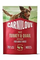 Carnilove Dog Pouch Paté Turkey&Quial+Carrot 300g