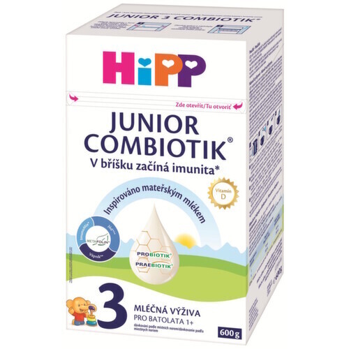 HiPP 3 Junior Combiotik mléčná výživa 600g