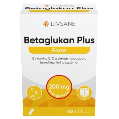 LIVSANE Betaglukan Plus Forte tob.60 - II. jakost