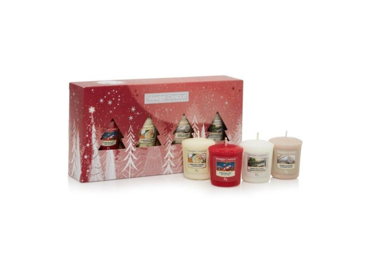 YANKEE CANDLE dárková sada votivních svíček 4 ks (poškozená)