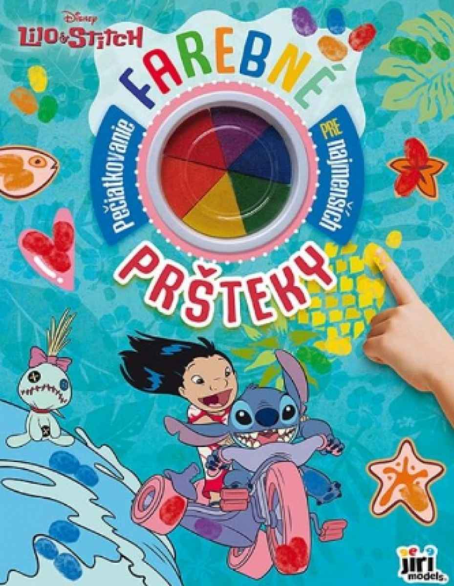 Farebné pršteky Lilo & Stitch